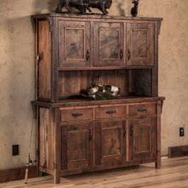Rocky Creek Barn Wood Buffet and Hutch