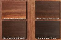 Black Walnut Finish Options