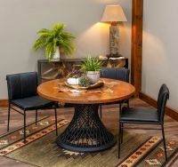 Hawthorne Leather Chair - Parisian Night Black Leather