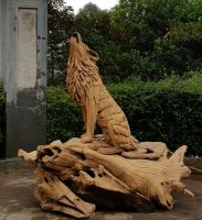 Howling Wolf - Log Base