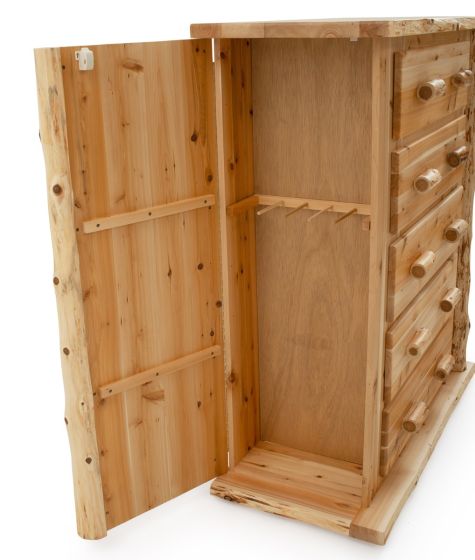 Hidden Gun Storage Furniture - Side Panel Detail