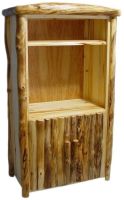 Log Entertainment Center - TV Stand