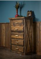 Antler & Barnwood 5 Drawer Chest