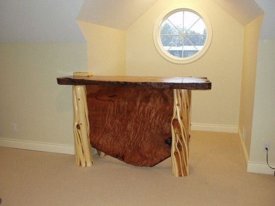 Rustic Log Bar