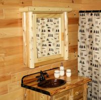 Rusitc vanity cabinet