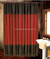 Red Cheyenne Shower Curtain