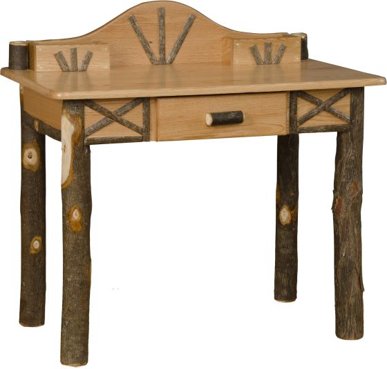 Hickory Log Writing Desk