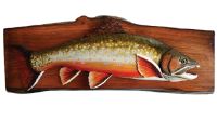Billie the Brook Trout Wood Art