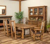 Olde Towne Dining Room Set example shown with Contempo & Barnwood Lager Finishes