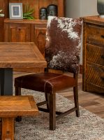 Contempo Classic Cowhide Upholstered Dining Chairs