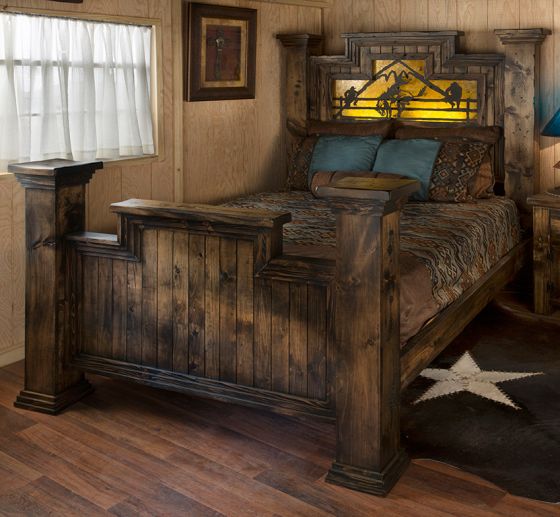 WILD WOODS WEATHERED TIMBER BED
