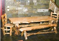Aspen Bench with Dining Table Example