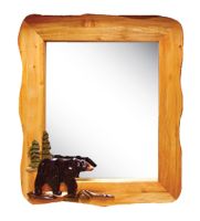 Walking Black Bear Mirror