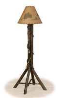 Log Floor Lamp