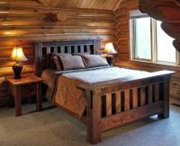 Stony Brooke Rustic Reclaimed Royal Mission Bed - Big Timber