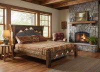Reclaimed Wood Bed: Some lifestyle images are created with AI for visualization purposes. Crafted from natural solid wood, each piece is unique and will vary.