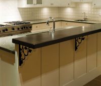 Shown with Large Sized Shelf Brackets