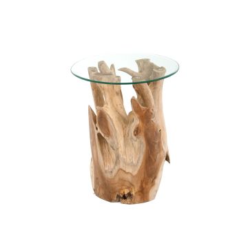 Natural Wood Branch Table