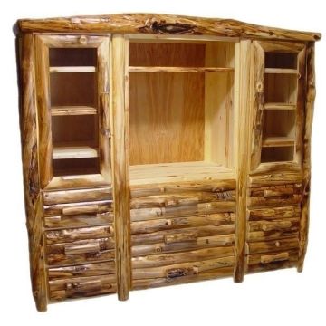 Log Entertainment Center #1