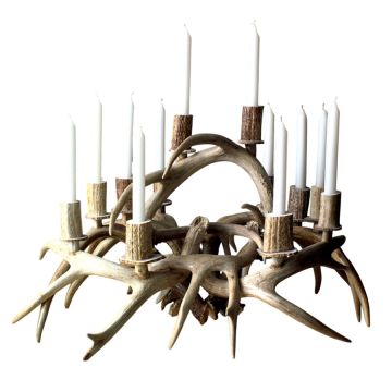 Rustic Antler Candelabra