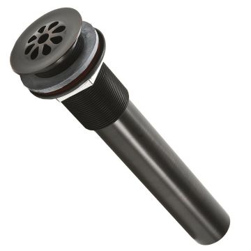 1.5" Non-Overflow Oil Rubbed Bronze Bathroom Sink Grid Drain
