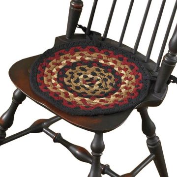 Folk Art Braided Chair Pad