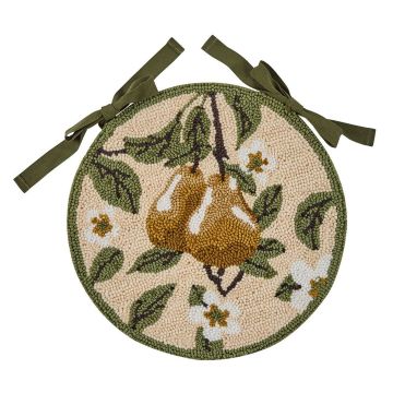 Golden Pear Hooked Chair Pad