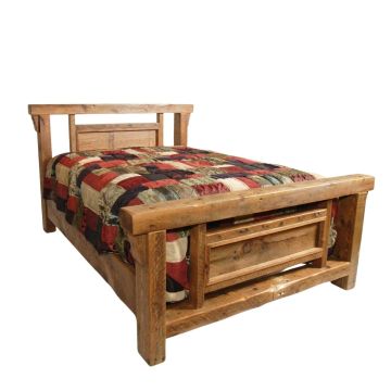 Stony Brooke Rustic Reclaimed Boulder Bluffs Bed
