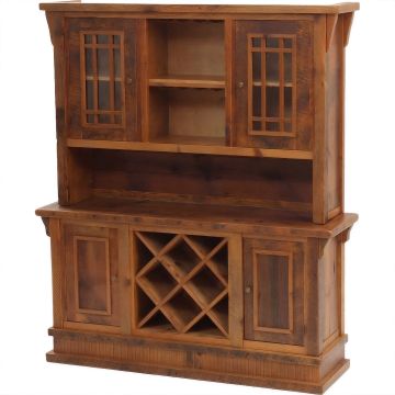 Stony Brooke Rustic Reclaimed Cabernet Sideboard & Hutch