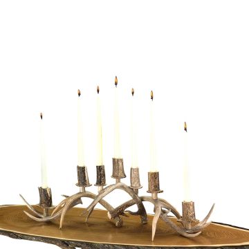Mantle Piece Antler Candle Holder (7 candles)