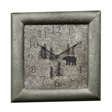Wild Woods Bear Clock