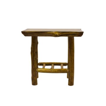 Cedar Lake Cabin Square Log Pub Table