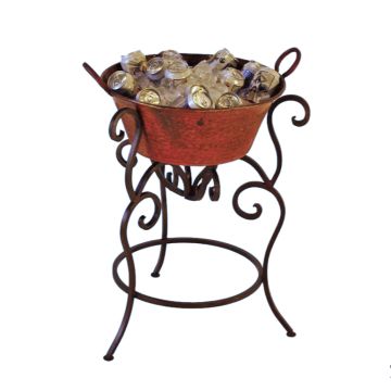 Arminda Hammered Copper Party Tub