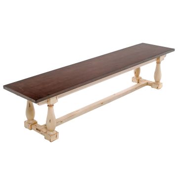 Antique Trestle Bench