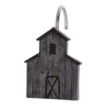 Antique Barn Rustic Shower Curtain Hooks