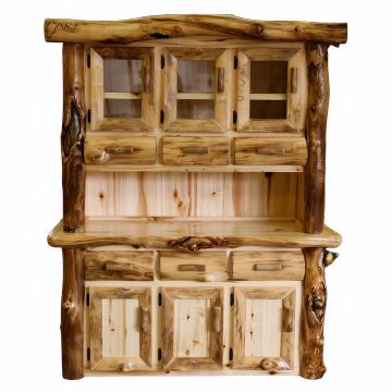 Aspen Lodge 3 Bay Buffet & Hutch