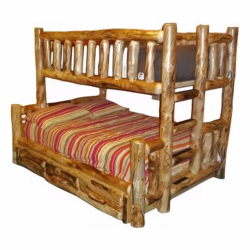 Aspen Log Bunk Bed