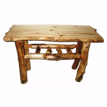 Aspen Log Tall Sofa Table