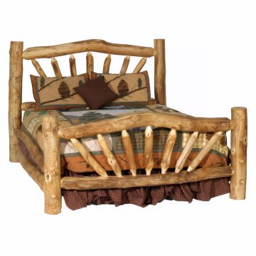 Aspen Ridge Storm Mountain Log Bed