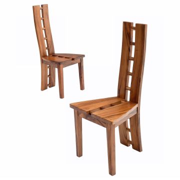 Avant Garde Golden Walnut Dining Chair