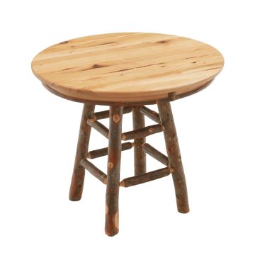 Hickory Log Pub Table