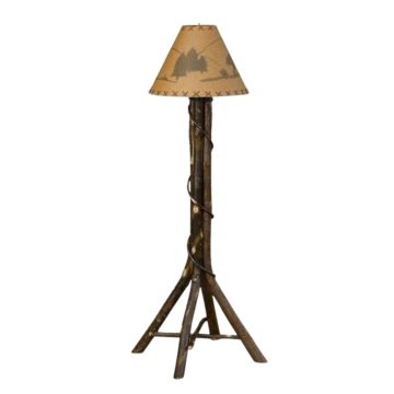 Log Floor Lamp