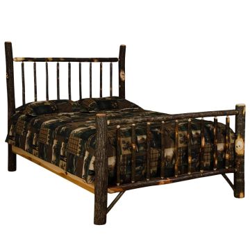 Saranac Hickory Mission Log Bed