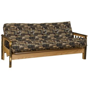 Rustic Log Futon