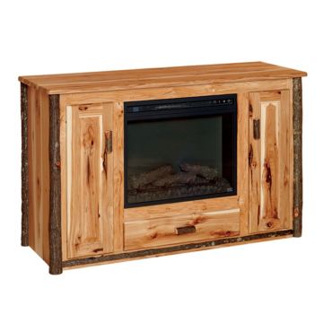 Hickory Log TV Stand