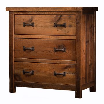 Timber Frame Barnwood 3 Drawer Chest