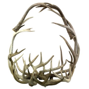 Antler Round Basket