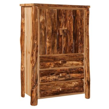 Aspen Highlands Log Wardrobe 