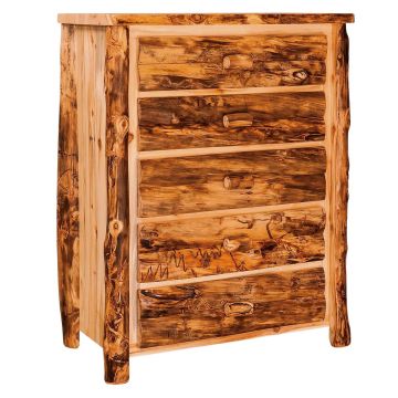 Aspen Highlands 5 Drawer Log Chest