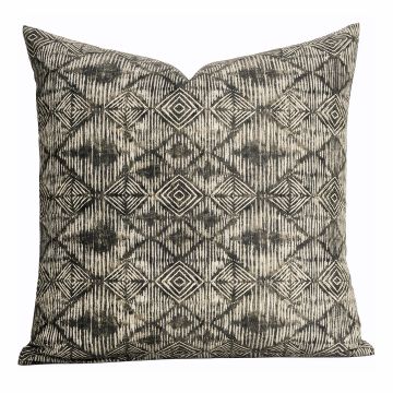 Boho Diamond Stone Accent Pillow